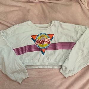 Coca-Cola Cropped Sweatshirt